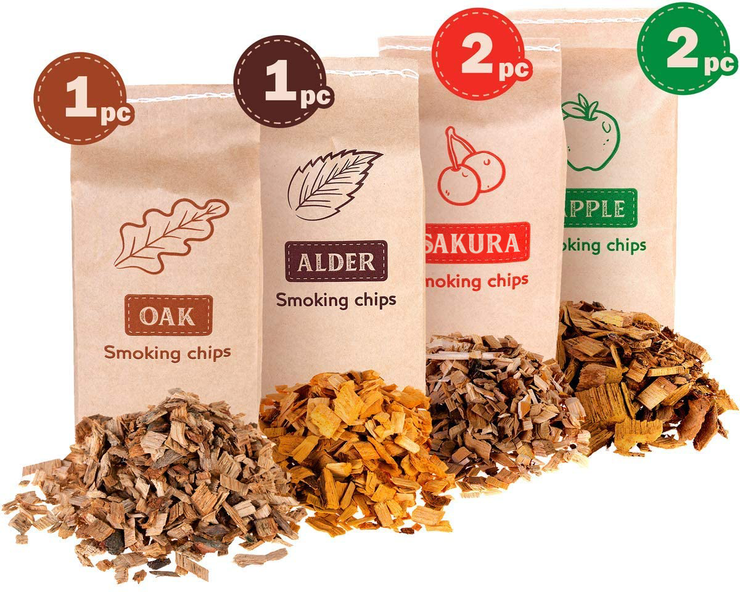 wood chips different flavors