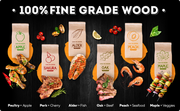 Grade wood smoking meat