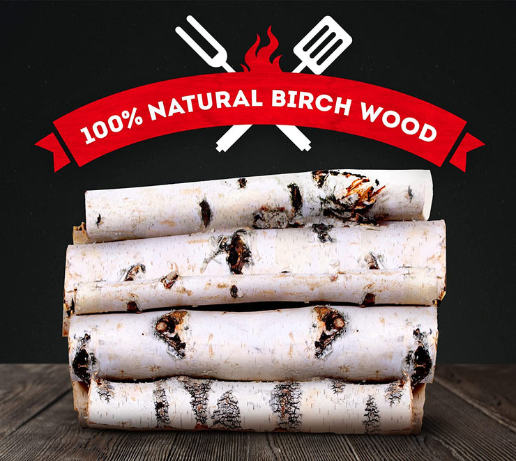 Birchwood firewood logs
